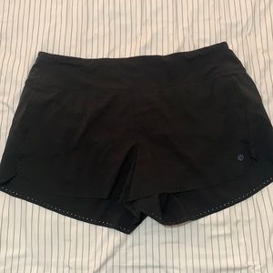 Athleta Shorts with die-cut border detail